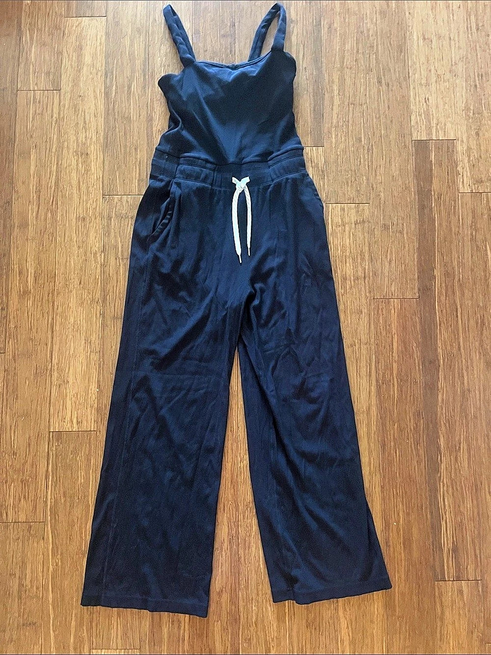 Vuori Black Wide Leg Jumpsuit